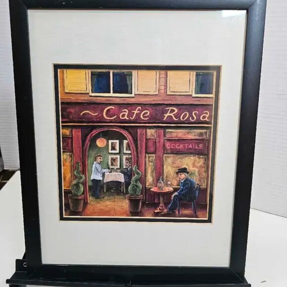 Will Rafuse 'Cafe Rosa' Print - Picture 3 of 5